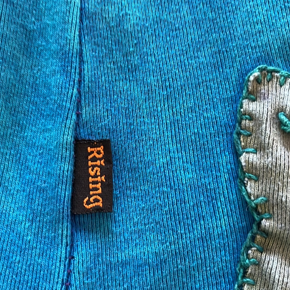 Rising International Boho Patchwork Flower Butter… - image 4